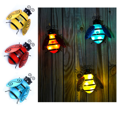 LED Outdoor Garden Light Lawn Light Bee Courtyard Solar Charging Charms Unique Projector Lights NINETY NIGHT   