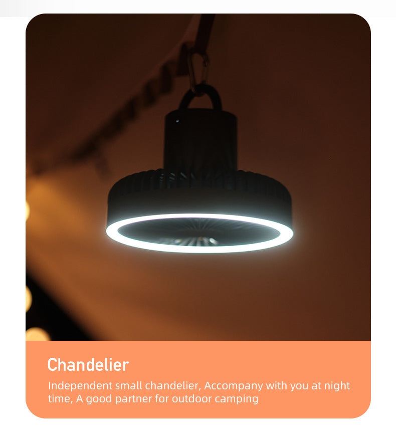 LED Outdoor Camping Light Fan Lamp Tripod Hanging Traveling To Go USB Charging Power Bank Charms Projector Lights NINETY NIGHT   