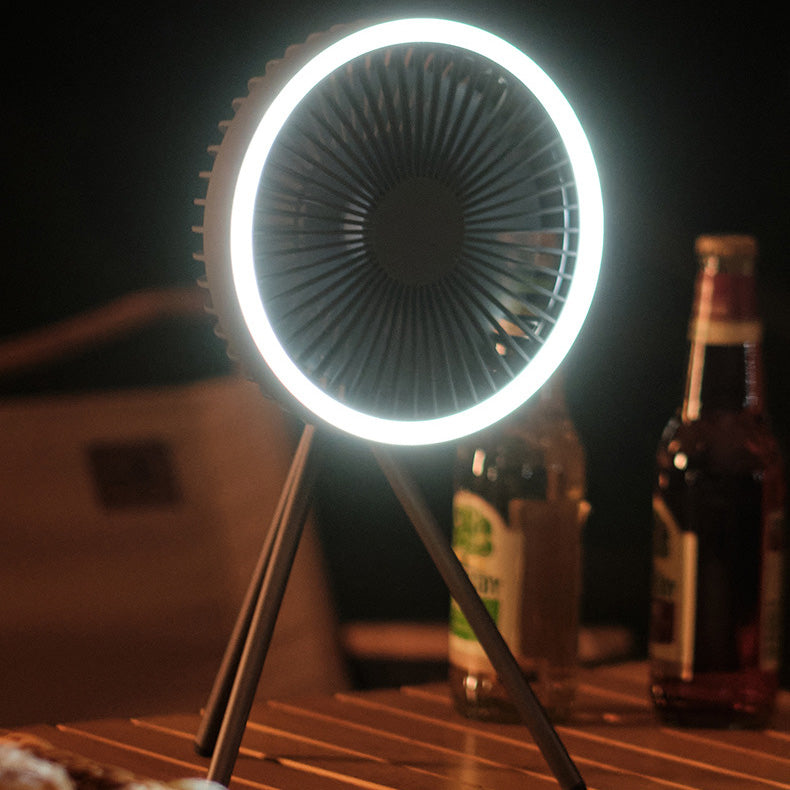 LED Outdoor Camping Light Fan Lamp Tripod Hanging Traveling To Go USB Charging Power Bank Charms Projector Lights NINETY NIGHT   