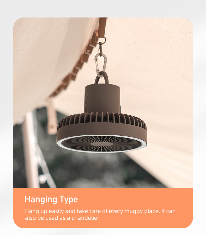 LED Outdoor Camping Light Fan Lamp Tripod Hanging Traveling To Go USB Charging Power Bank Charms Projector Lights NINETY NIGHT   