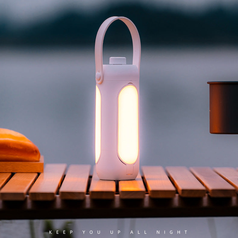 LED Outdoor Camping Light Folding Portable Hanging Traveling To Go USB Charging Power Bank Charms Projector Lights NINETY NIGHT   