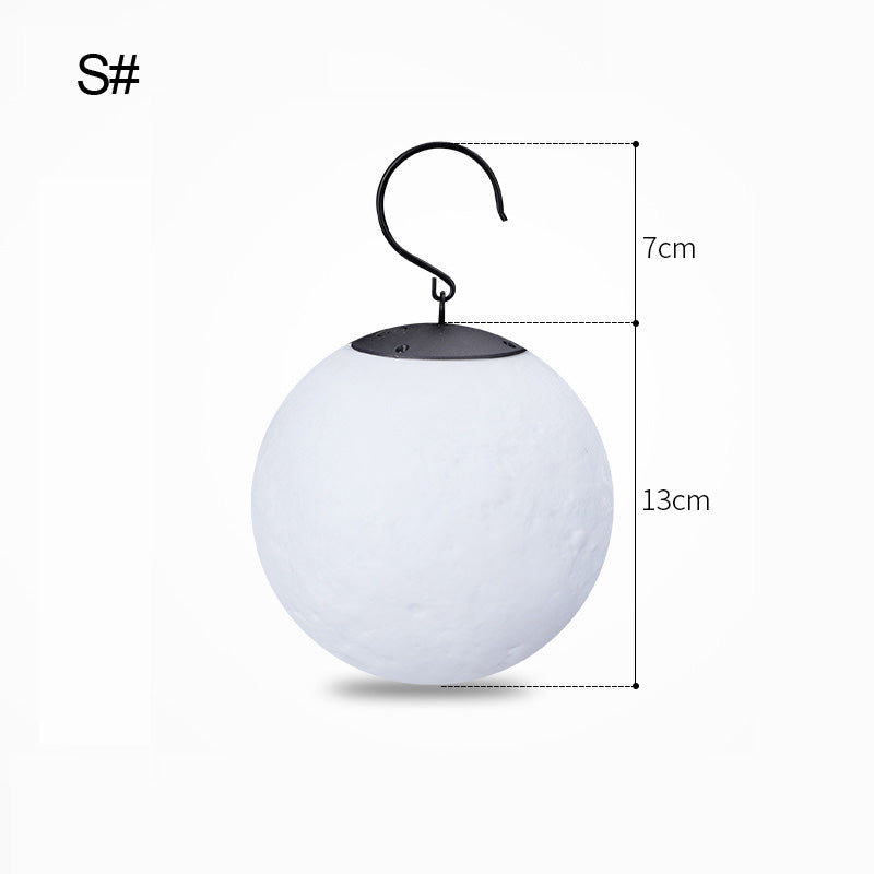 LED Outdoor Camping Light Tent Light Moon Portable Hanging Atmosphere Traveling To Go USB Charging Charms Projector Lights NINETY NIGHT S  