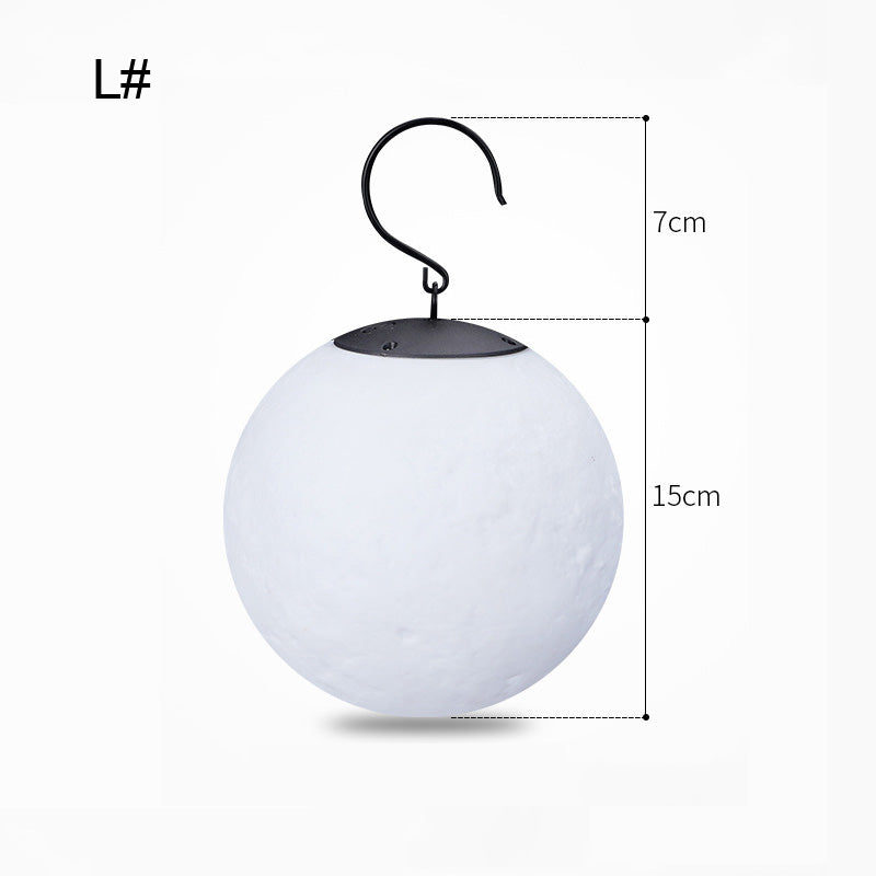 LED Outdoor Camping Light Tent Light Moon Portable Hanging Atmosphere Traveling To Go USB Charging Charms Projector Lights NINETY NIGHT L  