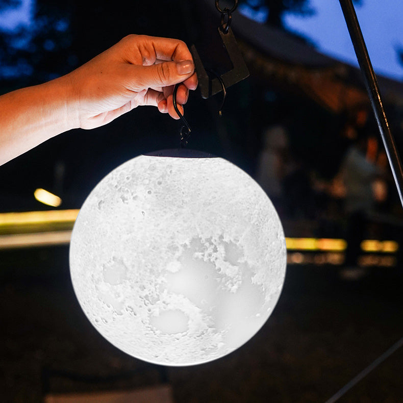 LED Outdoor Camping Light Tent Light Moon Portable Hanging Atmosphere Traveling To Go USB Charging Charms Projector Lights NINETY NIGHT   