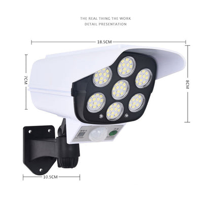 LED Outdoor Garden Light Lawn Light Fake Monitor Courtyard Solar Charging Waterproof Charms Unique Projector Lights NINETY NIGHT   