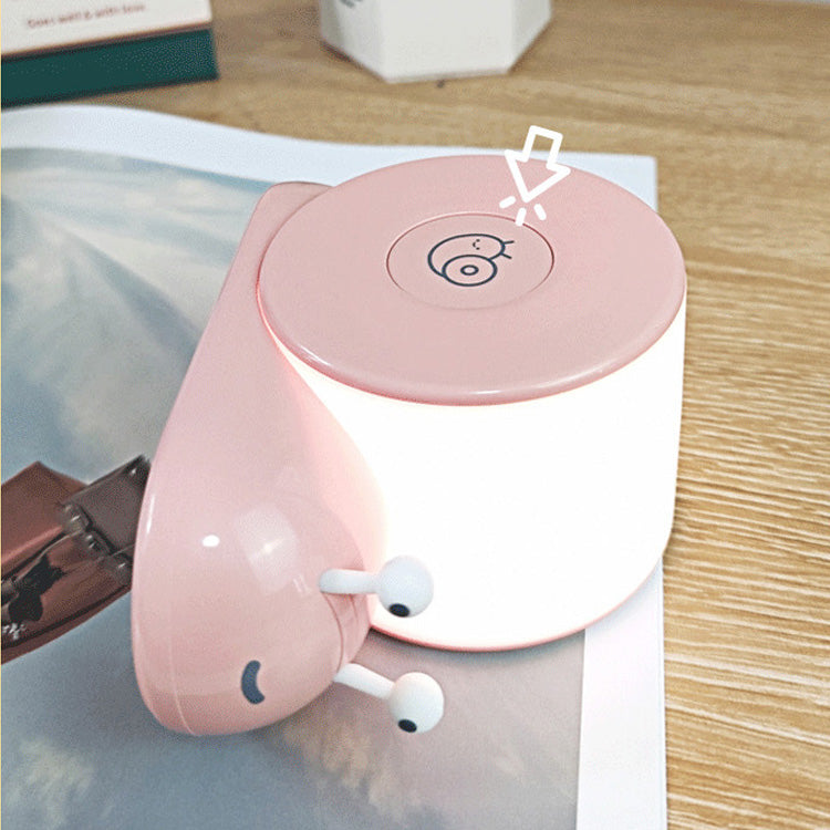 LED Night Light Snail Magnetic Base Table Lamp USB Charging Cute Charms Children Kids Room Projector Lights NINETY NIGHT   