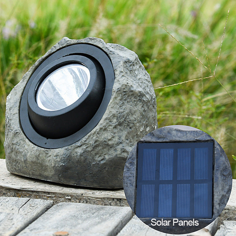 LED Outdoor Garden Light Lawn Light Stone Courtyard Solar Charging Waterproof Charms Unique Projector Lights NINETY NIGHT   