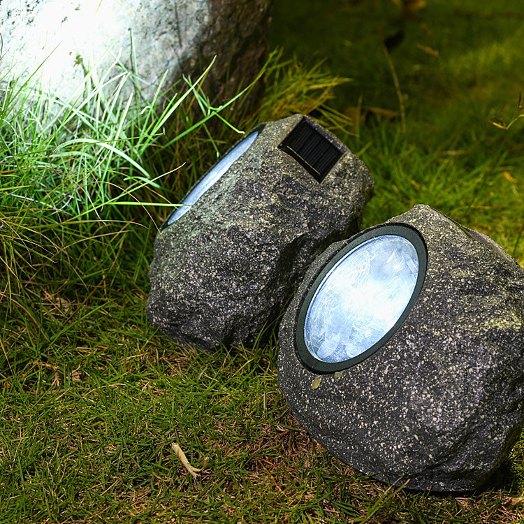 LED Outdoor Garden Light Lawn Light Stone Courtyard Solar Charging Waterproof Charms Unique Projector Lights NINETY NIGHT   