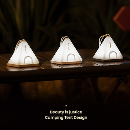 LED Night Light Touch Sensor Tent Hanging Table Lamp USB Charging Outdoor Traveling To Go Charms Projector Lights NINETY NIGHT   