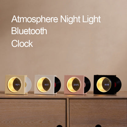 LED Night Light Vinyl Records Atmosphere Table Lamp Bluetooth Clock USB Charging Outdoor Traveling To Go Charms Projector Lights NINETY NIGHT   